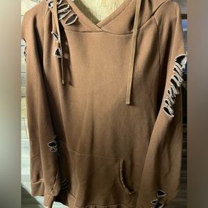 Brown lily and Lottie hoodie